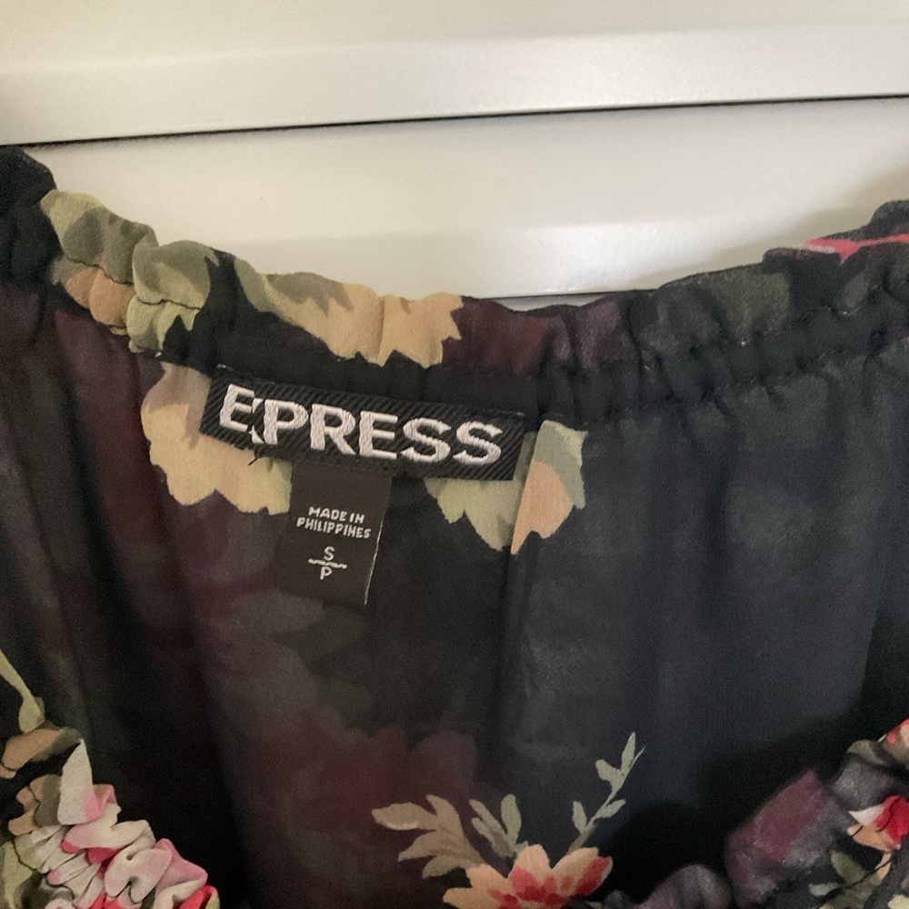 Express  blouse floral woman’s - Picture 4 of 12